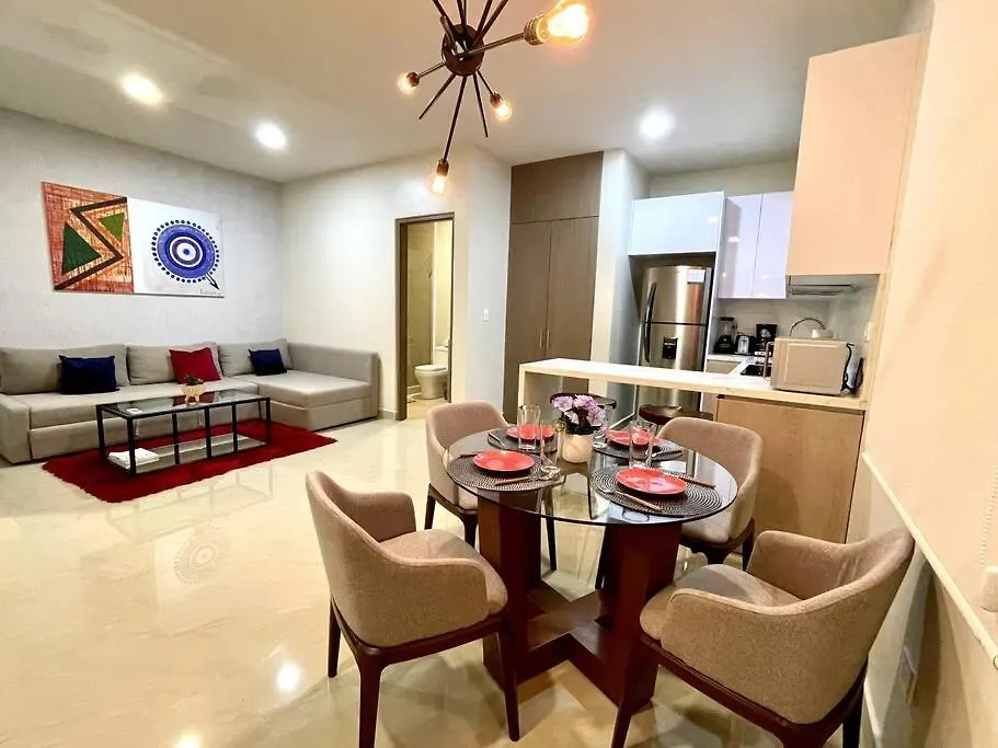 Cozy 5Th Avenue Apt - Distrito Corazon C4 Playa del Carmen 0*,